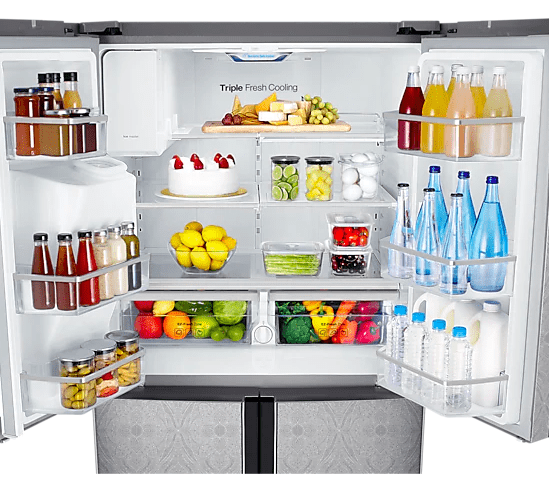 SAMSUNG RF858QALAXW 765L with Triple Cooling French Door Refrigerator RF858QALAXW DEMO FRIDGE - Image 8
