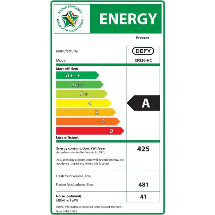 Defy DMF456 481L Multimode Chest Freezer - White - Image 3
