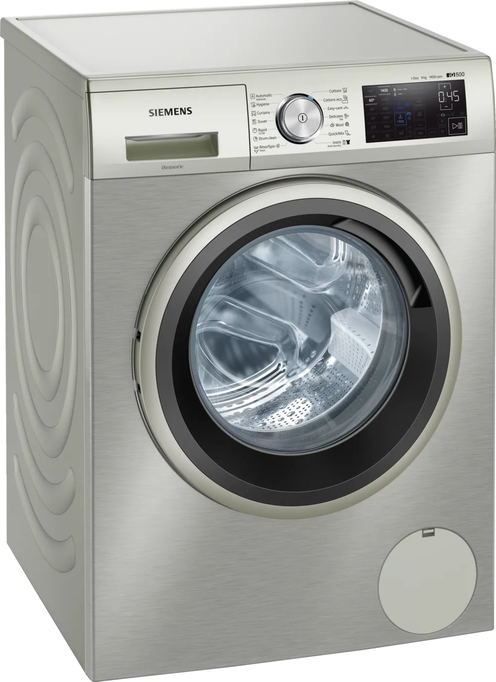 Siemens WM14T69XZA iQ500 9kg Silver i-Dos Front Loader Washing